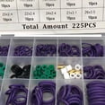 thumbnail image 4 of 225Pcs Car Air Conditioning R22/R134A Repair Compressor Seal O-Ring Gaskets Kit, 4 of 7
