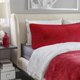thumbnail image 3 of Body Pillow Cover Soft Shaggy Plush Long Faux Fur Pillowcases with Zipper Closure Fuzzy Mongolian Velvet Pillow Body/20x54inch Red Unique Bargains Funda de Almohada, 3 of 6