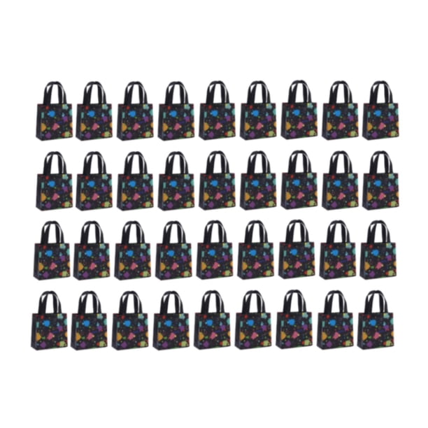 Juego de 36 bolsas de regalo tipo tote con asas, prácticas para ir de compras y regalar obsequios. B