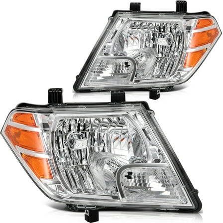 cciyu Headlight Assembly fit For 2009-2019 For Nissan Frontier 26060-ZL40A Driver & Passenger Side