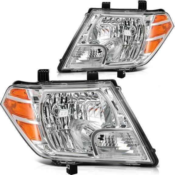 cciyu Headlight Assembly fit For 2009-2019 For Nissan Frontier 26060-ZL40A Driver & Passenger Side