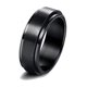 thumbnail image 4 of De Anillos De Acero Inoxidable Para Hombres Y Mujeres, Anillos Anchos Vintage, Anillo De Amistad De Compromiso, Anillos Con Cadena, Anillos Giratorios 4 Uds Moyic AP006526-01, 4 of 6