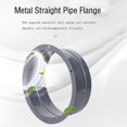 thumbnail image 3 of Flange Connector, 6Inch Duct Connector Flange Inlet Fitting Metal Straight Pipe Flange Air Tube Hose Flange Adapter for Heating Cooling Ventilation System, 3 of 3