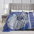 thumbnail image 2 of Detroit Flannel Throw Blanket ，Football Style Pride Paint Travel Blanket Gifts for Men Women Boy Decor Sofa Bed 50"x40", 2 of 6