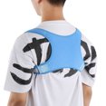 thumbnail image 3 of Back Posture Corrector, Close Fitting Comfortable Back Support Brace  for Outdoor Gray,Blue,Black,Pink, 3 of 7