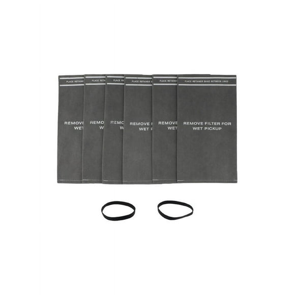 6 Wet Dry Filter Bags for 2 - 2.5 Gallon Vacuum Stinger for Craftsman Husky