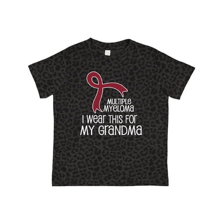 

Inktastic Multiple Myeloma Awareness Grandma Gift Toddler Boy or Toddler Girl T-Shirt