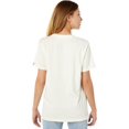 thumbnail image 3 of Salty Crew Women's Scripted Boyfriend Relaxed Fit Premium Tee T-Shirt (X-Small, Bone (Cream)), 3 of 5
