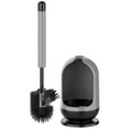 thumbnail image 2 of MR.SIGA Toilet Bowl Brush and Holder for Bathroom, Gray and Black, 2 of 8