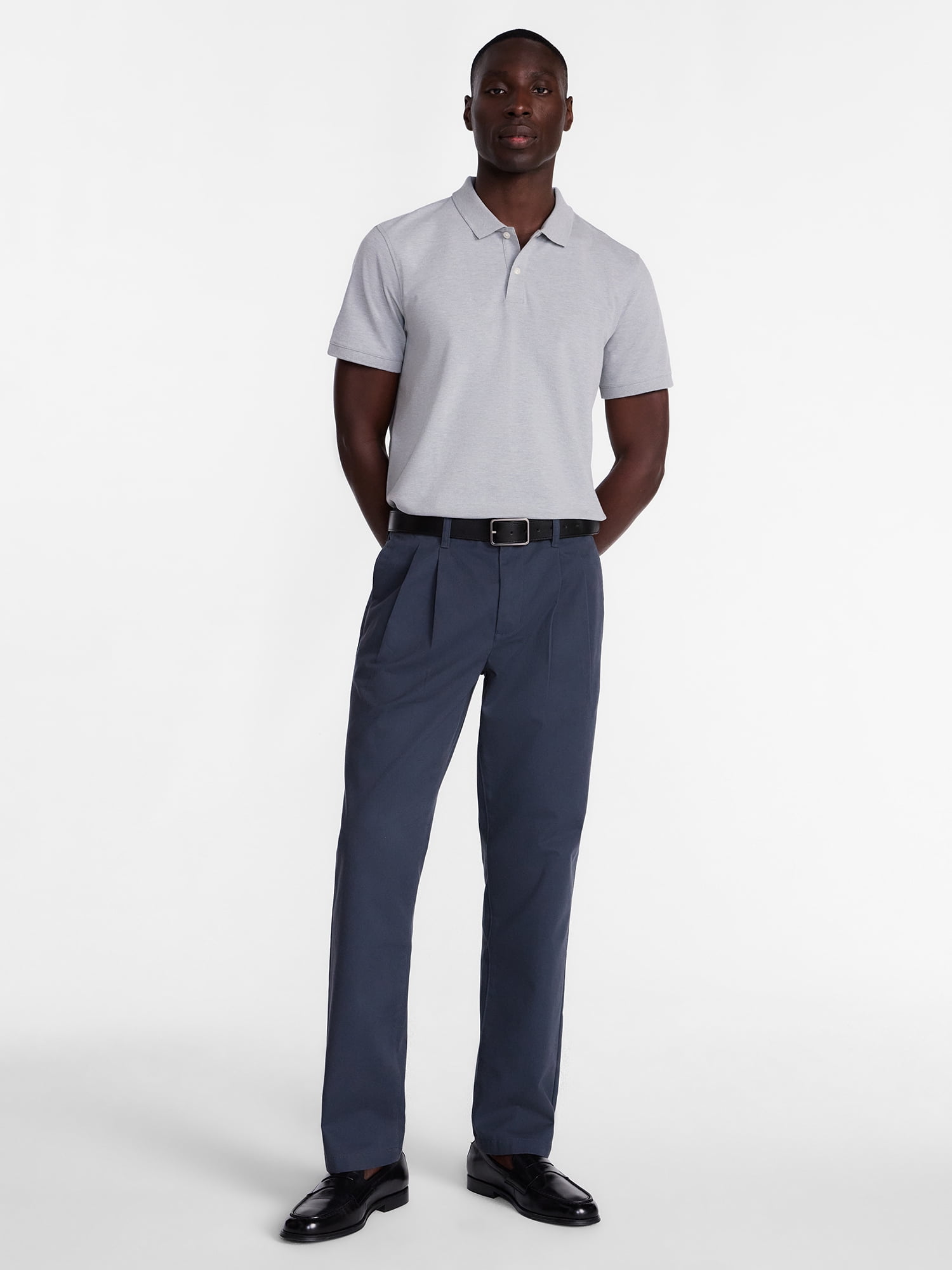 George Men's Straight Fit Pleated Pants, Sizes 28-48