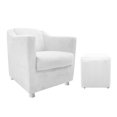 thumbnail image 1 of Set de puff y sillón Tilla B - Blanco WEIK Tilla, 1 of 5