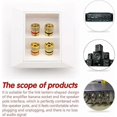 thumbnail image 4 of 12 Pcs 90 Degree Banana Plugs, 4mm Pure Copper Gold Plated L Shape Banana Connectors for Speaker Cable, Audio/Video Receivers, 4 of 4
