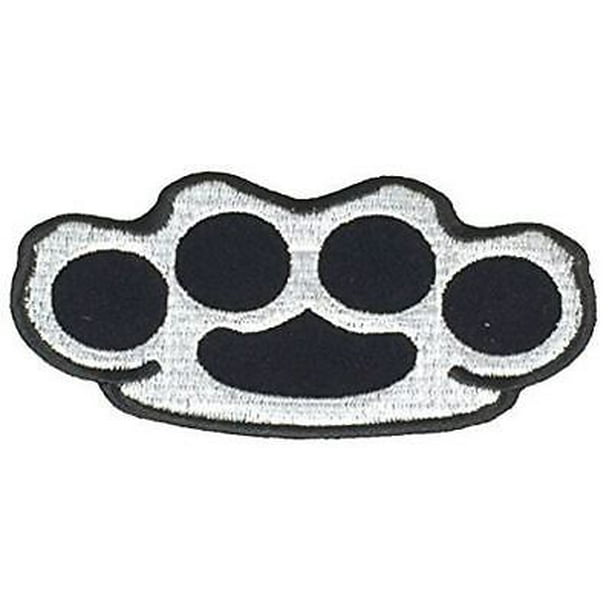 BRASS KNUCKLES PATCH RETRO ROCKABILLY PINUP STEAMPUNK BIKER Walmart