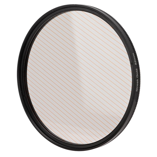 Streak Effect Filter Lens, Rotating Frame Cinematic Effect Filter Waterproof For Movie Shooting Golden Streak