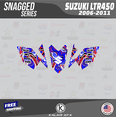 thumbnail image 2 of Kalair GFX Graphics Kit for Suzuki ATV LTR 450 (2006-2011) Snagged Series, 2 of 5