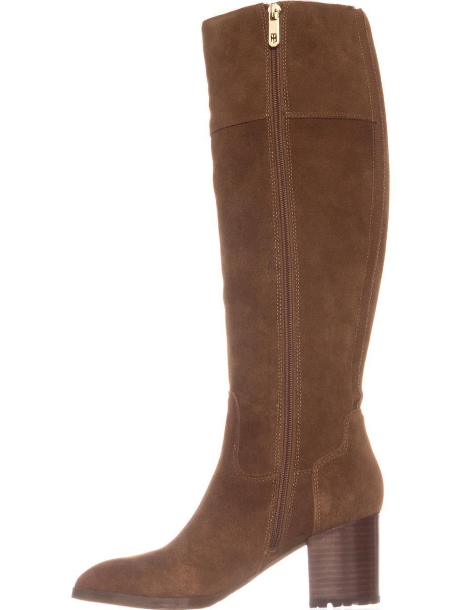 Hilfiger Knee-High Boots, Medium Brown Suede Walmart.com