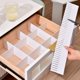 thumbnail image 5 of 5 uds cajón de plástico organizar cajas de almacenamiento armario dormitorio divisor cajones separadores para calcetines ajustable gratis, 5 of 5