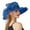 Blue, variant on Worth Hats for Men Women's Solid Color Big Flower Shade English Lady Elegant Temperament Sun Hat Hats for Women