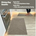thumbnail image 3 of Homespice Smoke Braided Rug 22x72in Runner Grey-Brown Colors. Washable Indoor-Outdoor. Uses- Entryway, Kitchen, Bathroom, Anti-Fatigue, Sink Spill Absorbing, Ergonomic Comfort Standing Mat, 3 of 7