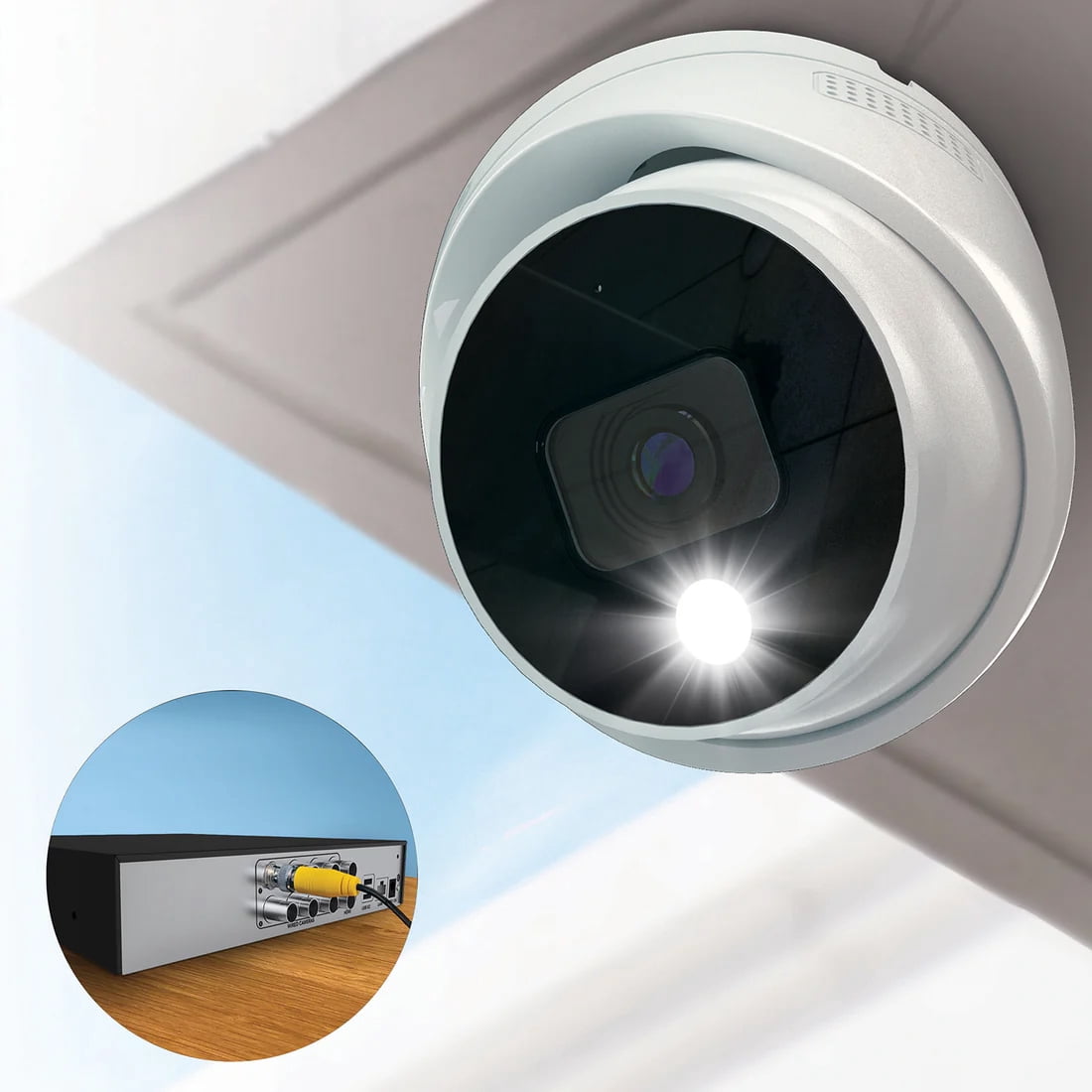 Night Owl 2-Way Audio 20 Channel 2TB DVR Security System and 9 Wired 4K Resolution Dome Cameras