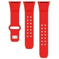 thumbnail image 2 of Red Kansas City Chiefs Debossed Silicone Apple Watch Band, 2 of 2