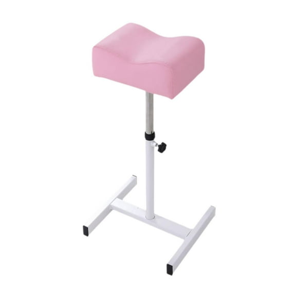 Pedicure Manicure Footrest, pie de taburete de belleza de uñas de pie altura ajustable, reposapiés de belleza para equipos de uñas de salón spa para Rosa