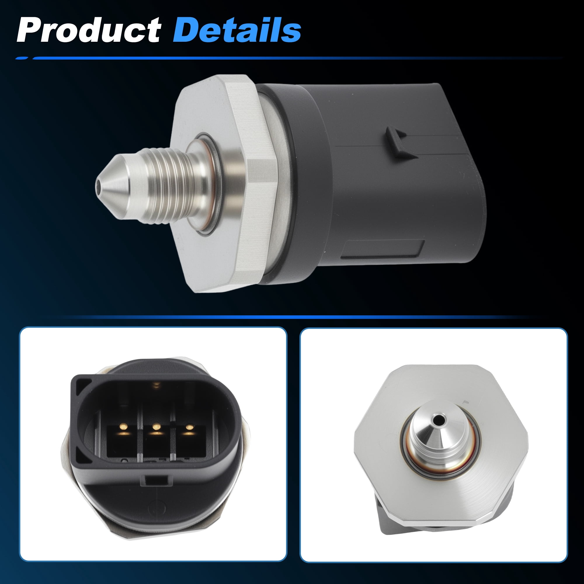 Unique Bargains Fuel Injection Pressure Sensor for BMW