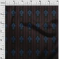 thumbnail image 2 of oneOone Silk Tabby Fabric Swirl & Paisley Ikat Printed Fabric 1 Yard 42 Inch Wide, 2 of 4