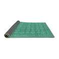thumbnail image 2 of Ahgly Company Indoor Rectangle Oriental Turquoise Blue Industrial Area Rugs, 4' x 6', 2 of 4
