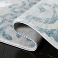 thumbnail image 5 of SAFAVIEH Isabella Eliza Geometric Area Rug, Turquoise/Ivory, 6'7" x 6'7" Round, 5 of 10