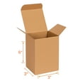 thumbnail image 3 of Ucanpack Kraft Product Boxes, Cardboard Packaging Paper Board Gift Box, 3 x 3 x 6" - 500/Bundle, 3 of 7