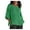 Green, variant on Cotton Linen Tops for Women Loose Fit Boho Solid Color Tunic Tops 2024 Summer Casual Elbow Sleeve Side Slit Blouse