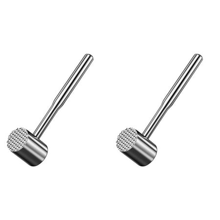 

BESTONZON 2pcs Daily Use Meat Mallet Professional Meat Hammer Beef Tenderizing Tool Kitchen Accessory