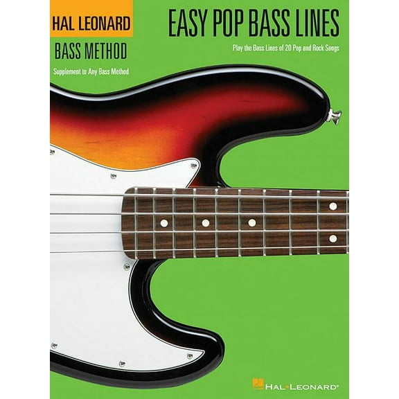 Hal Leonard Bass Method Easy Pop Bass Lines, (Paperback)