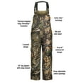 thumbnail image 4 of ScentLok Alpha Elite Waterproof Insulated Camo Hunting Bibs, Hunting Clothes for Men (X-Large, Mossy Oak Country DNA), 4 of 7