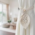 thumbnail image 2 of 2 Pices Attache Rideau Feuille Bohme Embrasses Pour Rideaux Accessoires Nol Nouvelle Anne Decor, 2 of 3