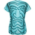 thumbnail image 2 of Tiki God Blue Face Luau All Over Womens T Shirt Multi 2XL, 2 of 2