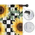 thumbnail image 4 of Blackout Kids Curtains,Sunflowers Bees Checkered Childrens Insulated Curtains Set Of 2,Bedroom Essentials,Toddler Room Decor 42x63in(106x160cm), 4 of 4