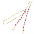thumbnail image 4 of Lunettes de vue de la chaîne de lunettes Perles: Lanière de lunettes de soleil décoratifs, 4 of 6