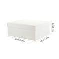 thumbnail image 2 of HEMOTON Large Boxes Cartoon Gift Bag Gift Storage Case Bridesmaid 20x18cm White, 2 of 8