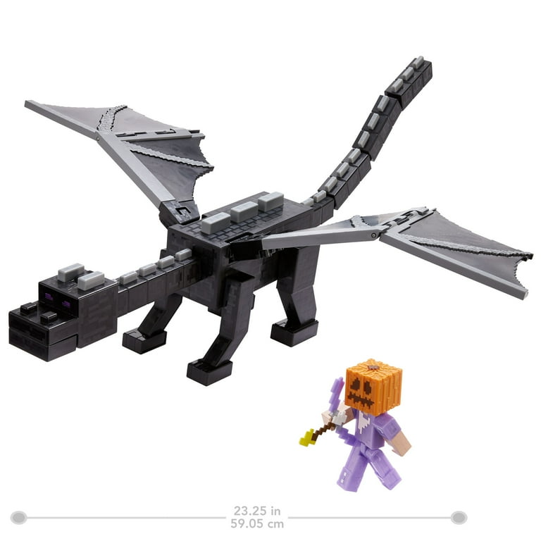 Minecraft Ultimate Ender Dragon Figure, 20-in with Color-Change