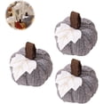 thumbnail image 1 of Mini calabazas, calabazas blancas, mini calabazas blancas, mini calabazas para manualidades, colgante de calabaza pequeña de punto, colgante de calabazas pequeñas de punto para Halloween, decoración d, 1 of 7