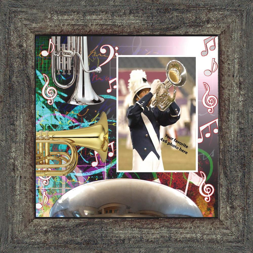 Baritone, Concert or Marching Band Personalized Picture Frame, 10x10