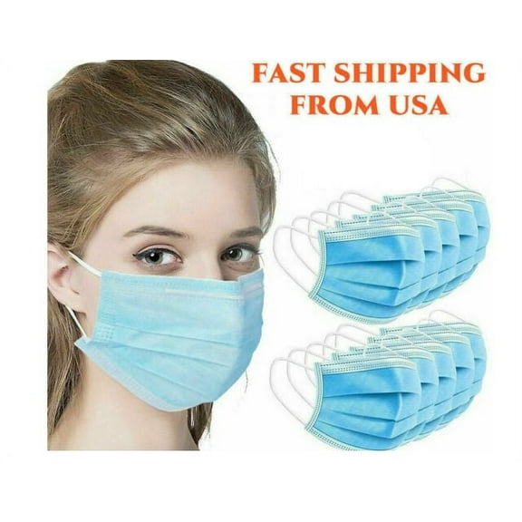 Disposable 3-Ply with Earloop for Personal use face mask (100 pcs)non medical