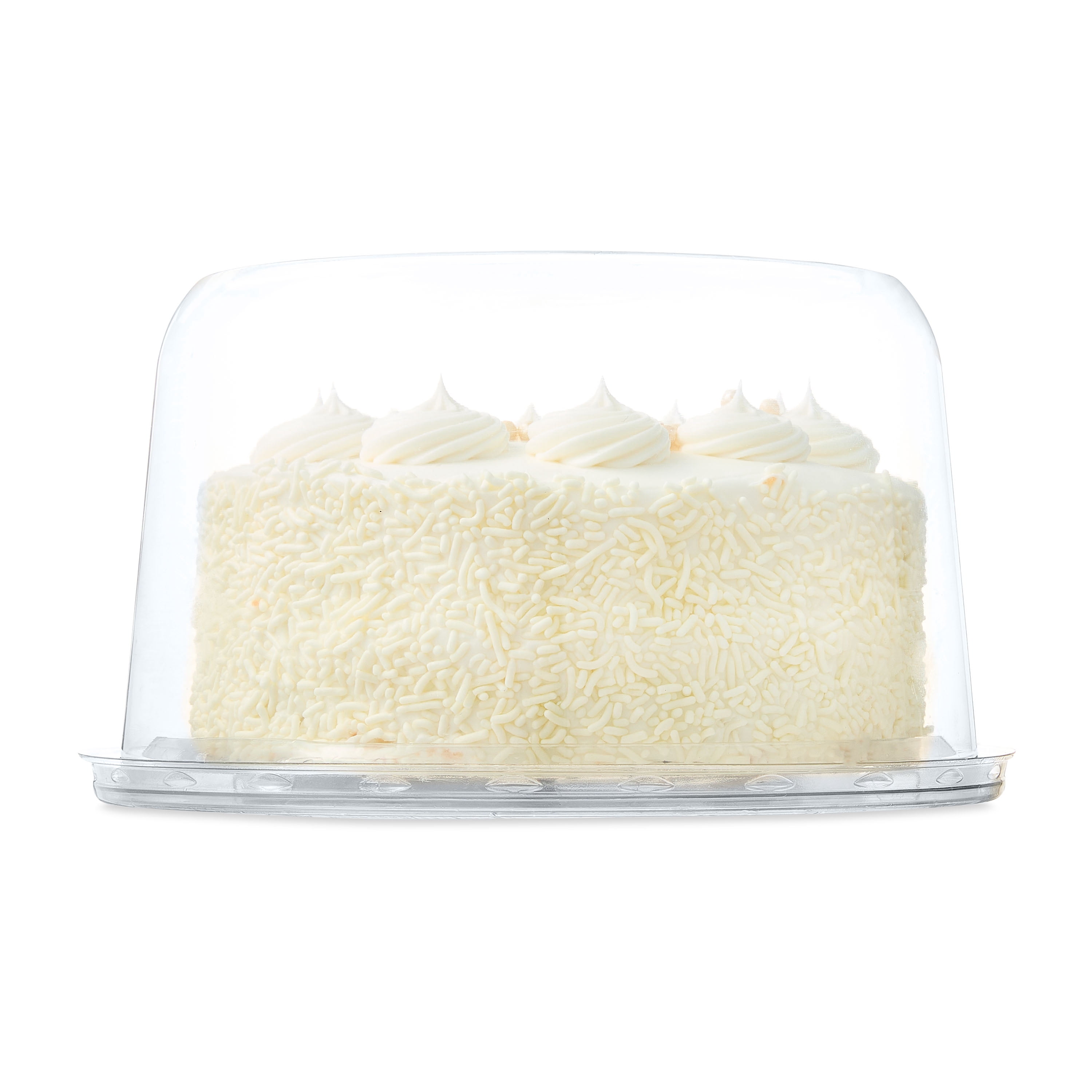 Freshness Guaranteed 7-Inch Double Layer White Cake with Vanilla Buttercreme Icing, Naturally and Artificially Flavored, 33 oz (Refrigerated)