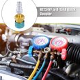 thumbnail image 2 of Unique Bargains R1234YF Low Side Quick Coupler R1234YF to R-134A AC Charging Hose Adapter Fitting Connector Silver Tone, 2 of 7