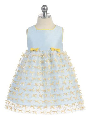 baby girl yellow easter dress