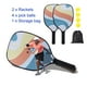 thumbnail image 4 of Juego De Paletas De Pickleball Paleta Pickleball con 4 bolas antideslizante para entrenamiento de competición (naranja) Sywqhk Para Estrenar, 4 of 8