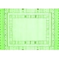 thumbnail image 1 of Ahgly Company Indoor Rectangle Solid Green Modern Area Rugs, 4' x 6', 1 of 1