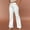 White, variant on Women High Waist Faux Leather Pants,Women's Solid Color Casual Drape Slightly Flared Slim Pants Wine XS